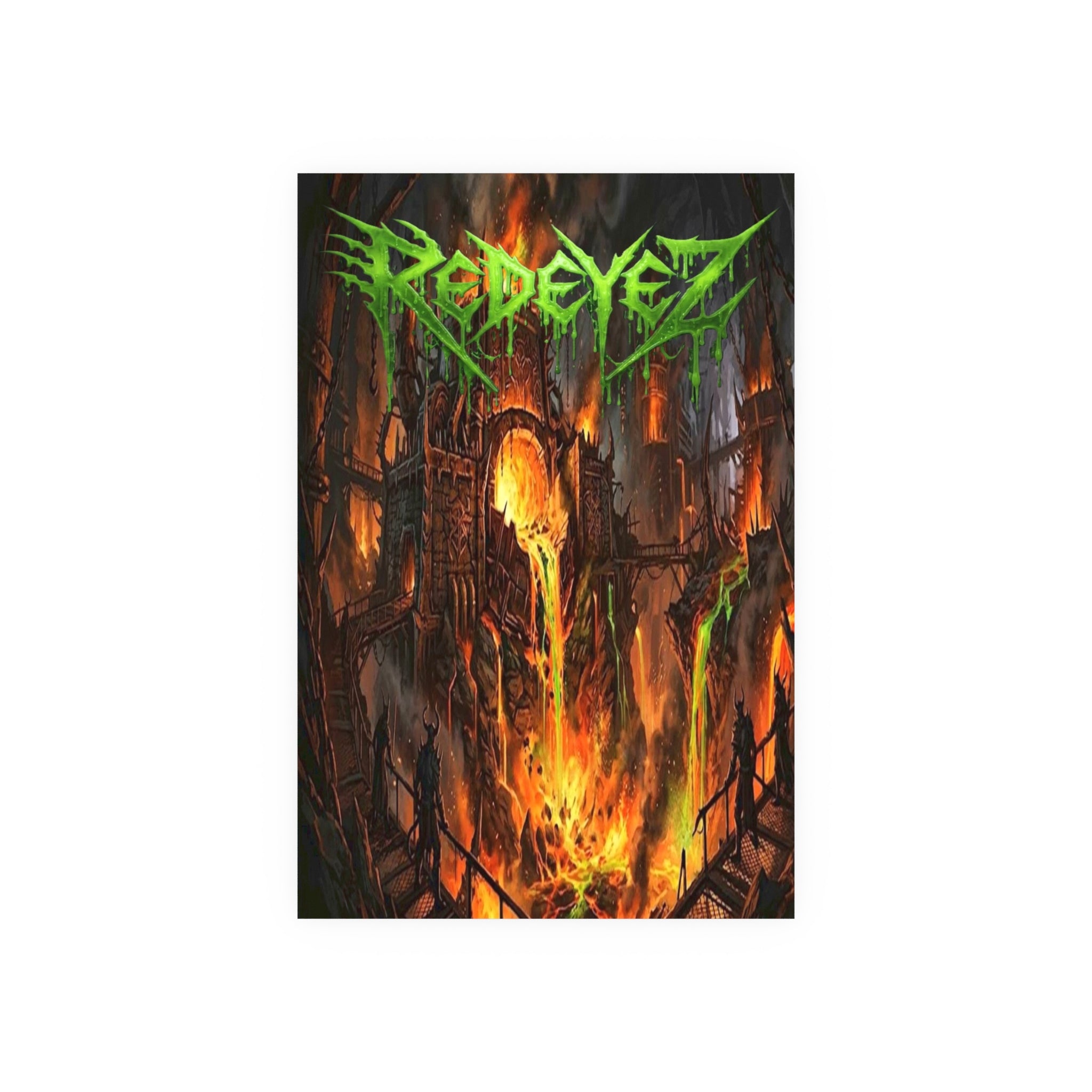 Redeyez Hellfire Fortress Heavy Metal Poster (Satin/Matte)